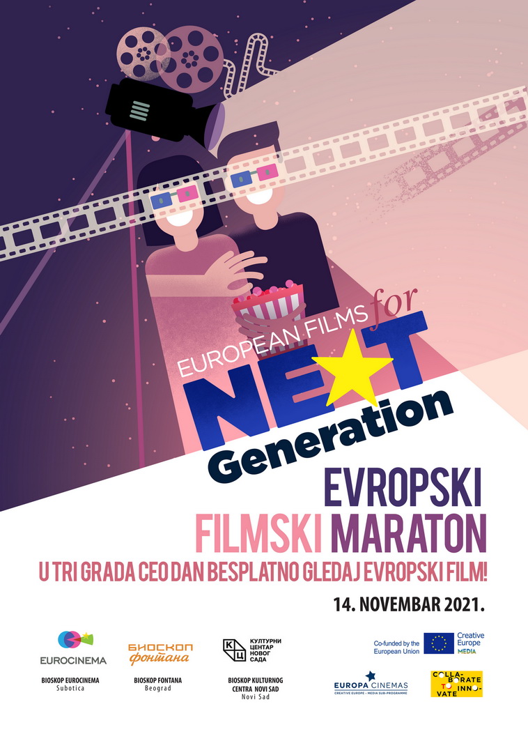 Evropski filmski maraton u Subotici, Beogradu i Novom Sadu